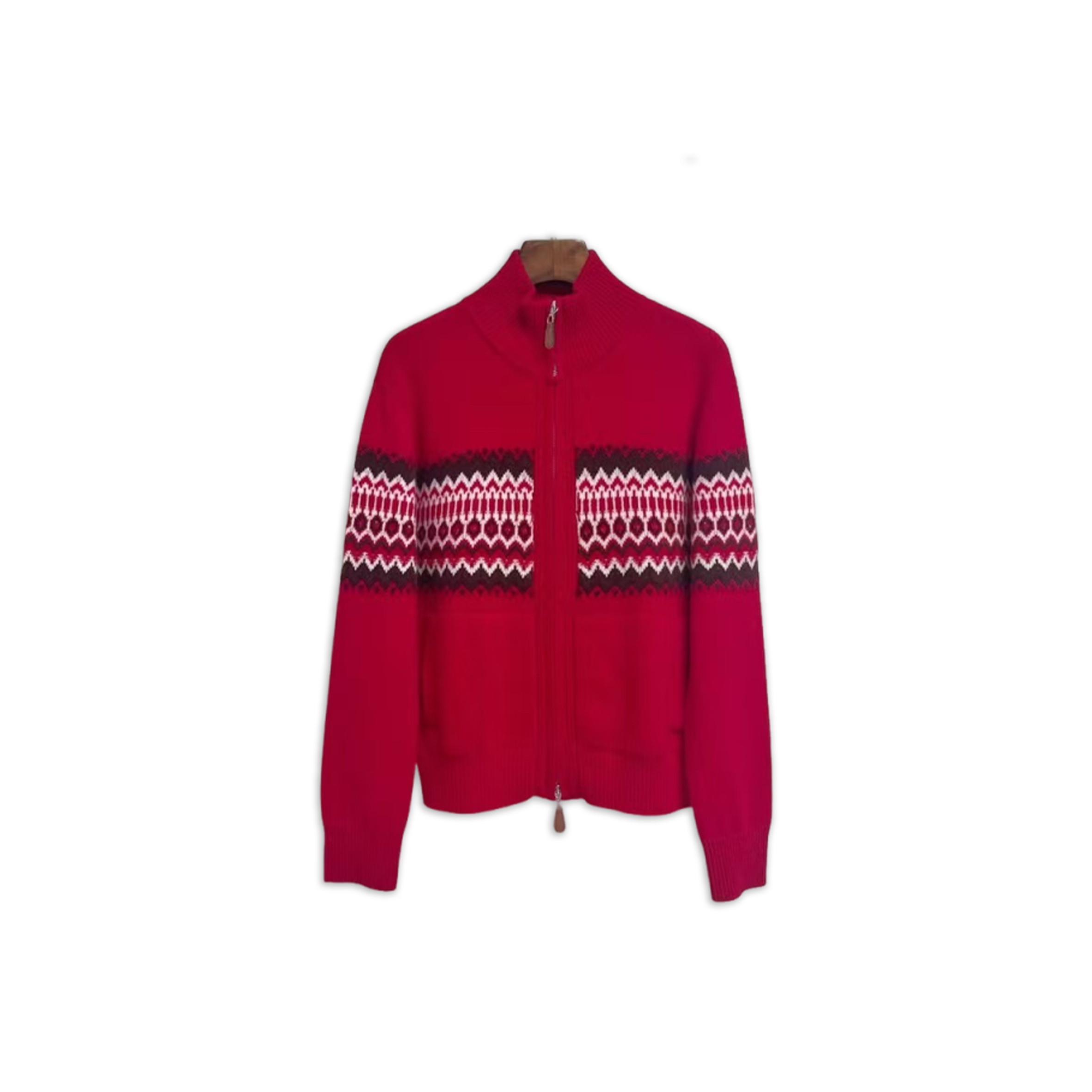 L0ew* double zipper cardigan